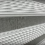 Geniş Plise Zebra Perde - Beyaz - Görsel 2