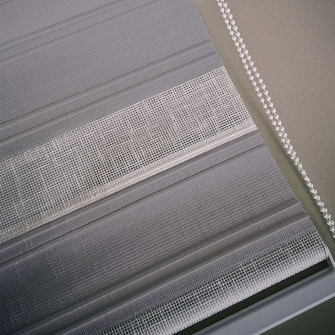 77000-3.jpg Keten Zebra Perde - Gri - Görsel 1