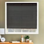 50mm Merdiven İpli Ahşap Jaluzi Perde - Antrasit
